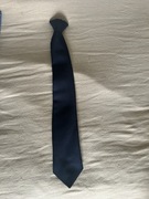 Krawat granatowy na klips bezpieczny służba więzienna