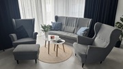 Ikea  Sofa 3-osobowa z fotelami  