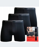 Bokserki Pierre Cardin Majtki czarny 3pack rozmiar M