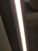 Drewniana lampa led 