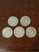 5 Monety | 50-, 100- & 500 Złoty | 1982, 1986, 1988, 1989 |
