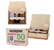 Pudełko NIEZBĘDNIK prezent 50 urodziny