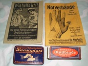 Hansaplast ,Mullbinde -plastry,bandaż plus med.poradniki