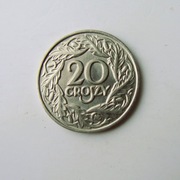 2 # 20 gr groszy 1923 Nikiel nr 1 od  1 5  zł