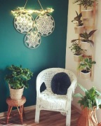 Szydełkowe rozety dekoracyjne 