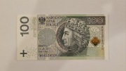Banknot 100zł. 2018r. Serii HO1234000 stan obiegowy