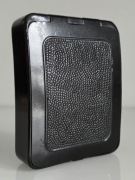 Zabytkowa tabakierka z bakelitu, sygnowana "JDEAL"