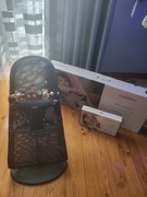 Babybjorn leżaczek, bujaczek + pałąk - BLISS MESH Antracytowy, bardzo dobry