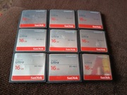 SanDisk ultra 9x 16gb Compactflash cf uszkodzone