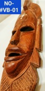 drewniana maska afryka afrykanska totem oryginał piękna design  #VB-01