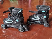 Rolko-wrotki 3w1 Raven Spirit Black/Mint 37-40