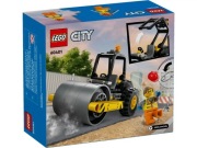 LEGO 60450 + 60401 - Żółta ładowarka kołowa + Walec budowlany