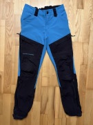 SPODNIE TREKKINGOWE NORTHERN FRONTIER M, czarne z niebieskim streczem 80-84