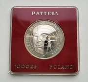 1000zł. Srebrna moneta "Łuczniczka" 1987 Seul 1988 PRÓBA (15)