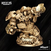 Hulkbuster Hulk Marvel Avengers MCU Popiersie 1/4 Ręcznie Malowana