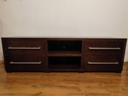 Szafka pod telewizor komoda ciemne drewno