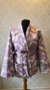 Vintage kimono unikat narzutka krótka kurtka marynarka 42,44,46 