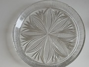 Kryształowy talerz  duży do ciasta 