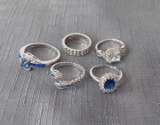 Zestaw pierścionków