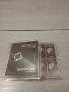 Sztabki Valcambi 10 x 10g srebra Ag w certipaku