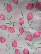 Pościel w kwiaty różowe bawełna nowa 160/200cm