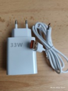 Ładowarka do telefonu Xiaomi 33w.