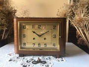 Zegar gabinetowy HAU 1930 art deco werk W63 loft