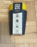 Kubek Circular&Co 0,23 l czarny, odcienie żółtego