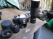 LEICAFLEX SL z 3 OBIEKTYWAMI LEICA