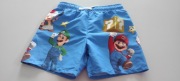 spodenki kąpielowe kąpielówki chłopięce na lato Mario H&M 122/128