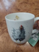 Porcelanowy kubek Kogut szary Royal Worcester