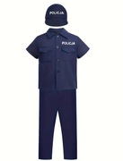 Przebranie kostium dzieci Policjant Strój Policjanta 110 4-5 lat
