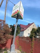 Banery , słupy reklamowe 