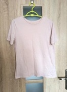 T-shirt koszulka w kolorze bladego różu rozmiar 36