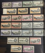 Ascension 1938 Jerzy VI SG 38-47 Zbiór 23szt Odmiany MVLH