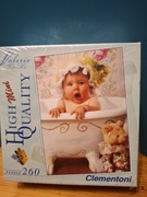 Puzzle 260 Clementoni dziecko w wannie 