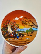 Mały ozdobny talerzyk 4 pory roku jesień Niemcy