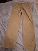 Spodnie męskie chinosy – beżowe, klasyczny krój