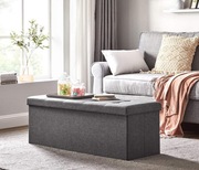 SONGMICS Ławka do siedzenia z miejscem do przechow