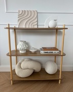 Nowy regał drewniany Aristo jasny 80x30x79cm