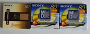 Trzy sztuki Mini Disc MD Sony zafoliowane