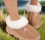 Buty śniegowce z futerkiem w stylu Emu i UGG z eko zamszu