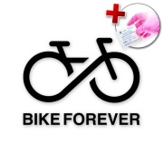 NAKLEJKA NA SAMOCHÓD AUTO LAPTOP - BIKE FOREVER