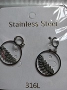 Kolczyki stal chirurgiczna 