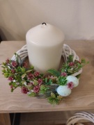 Stroik świąteczny wielkanocny Handmade wianek 