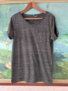 H&M divided koszulka melanż damska męska sportowa casual slim fit lift