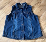 Kamizelka dżinsowa niebieska Maxime 2XL/3XL (54) 60 zl