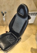 Fotele Smart Fortwo 450, skórzane podgrzewane airbag komplet