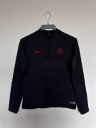 Nike PSG Dri-Fit Bluza Treningowa 1/4 Half Zip Junior L 147-158 Paris 