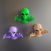 Magnes kosmita z druku 3D 3 kolory do wyboru obcy